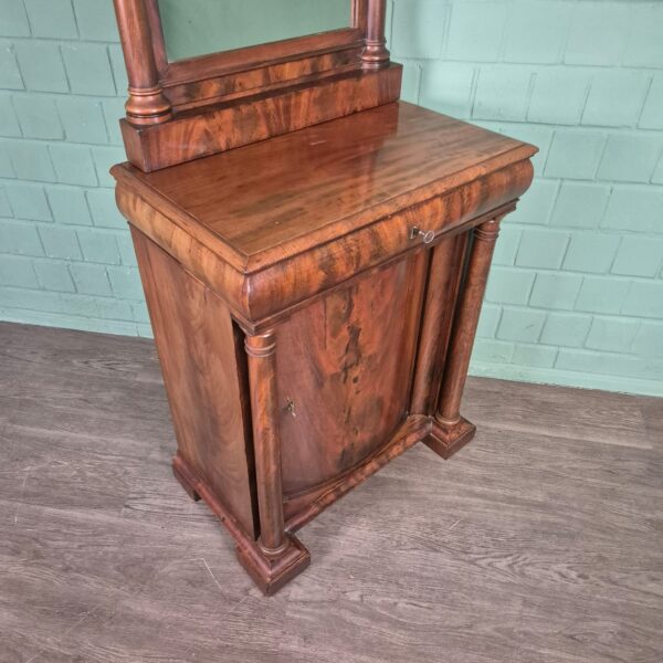 Mirror with Console Biedermeier 1820 Mahogany - Image 6