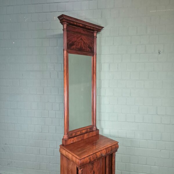 Mirror with Console Biedermeier 1820 Mahogany - Image 3