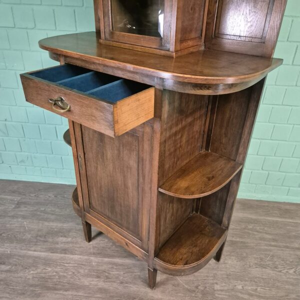 Kitchen Cabinet Jugendstil 1920 Oak - Image 11