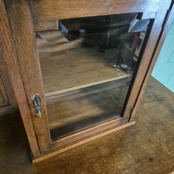 Kitchen Cabinet Jugendstil 1920 Oak - Image 4