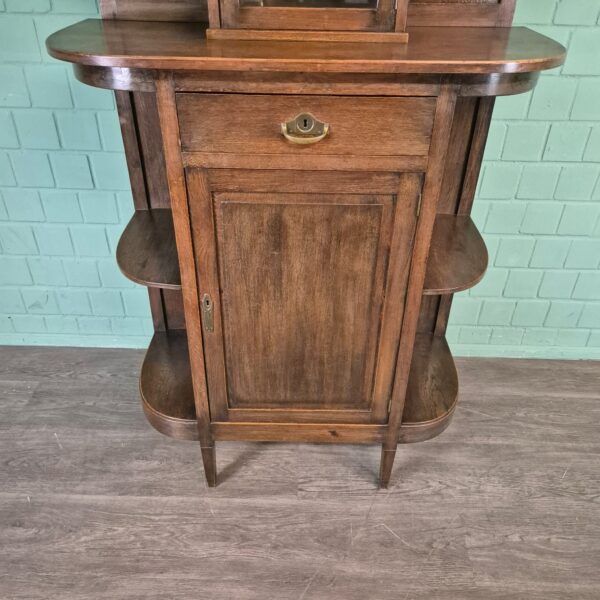 Kitchen Cabinet Jugendstil 1920 Oak - Image 7