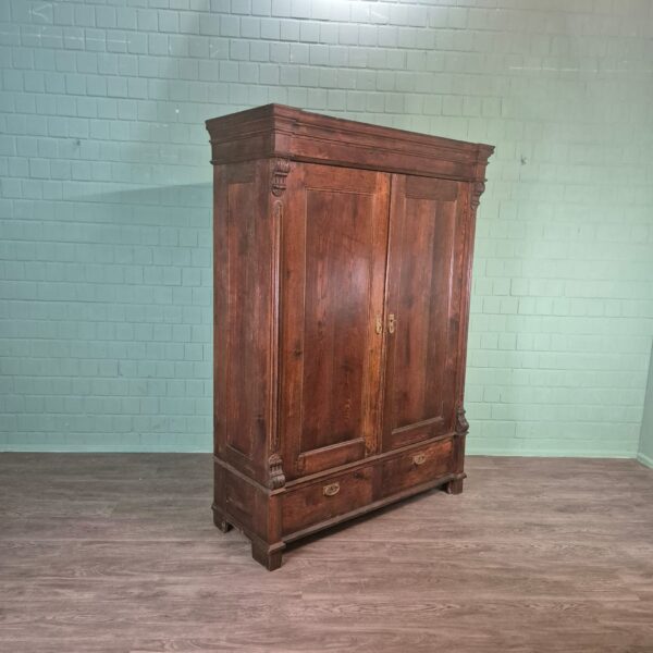 Wardrobe Gründerzeit 1880 Oak
