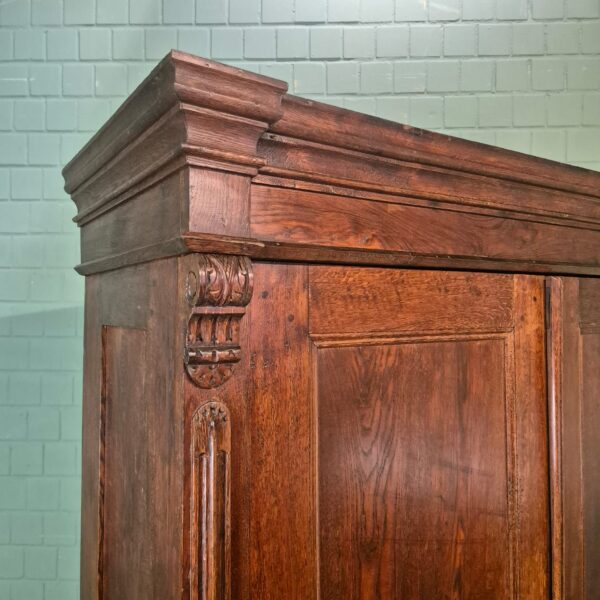 Wardrobe Gründerzeit 1880 Oak - Image 5