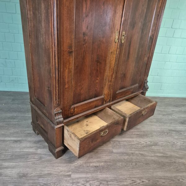 Wardrobe Gründerzeit 1880 Oak - Image 15