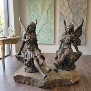 Set Statues Elves Bronze 0,88 m