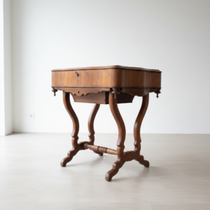 Sewing Table Biedermeier 1850 Mahogany