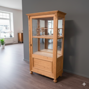 Display Cabinet Gründerzeit 1880 Pine