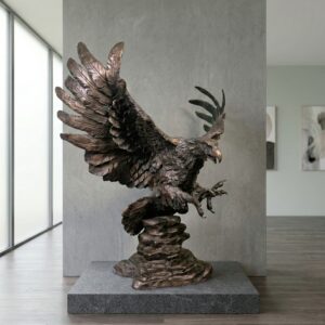 Statue Eagle Bronze 1,03 m