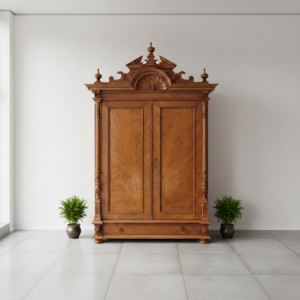 Wardrobe Gründerzeit 1880 Walnut