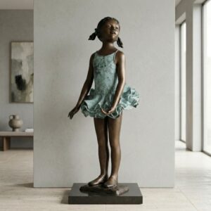 Statue Girl Ballet Bronze 1,02 m