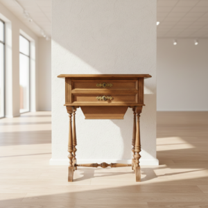 Sewing Table Gründerzeit 1880 Oak