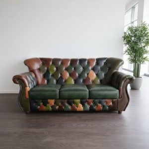 Chesterfield Sofa Leather Model Jungle 2,00 m