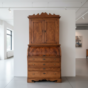 Secretary Biedermeier 1850 Ash Wood