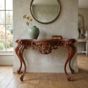 Side Table Neo-baroque Mahogany
