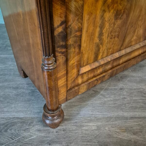 Display Cabinet Biedermeier 1860 Walnut - Image 7