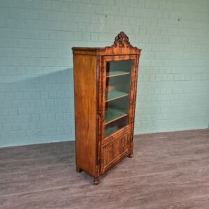 Display Cabinet Biedermeier 1860 Walnut