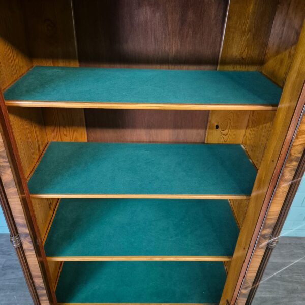 Display Cabinet Biedermeier 1860 Walnut - Image 15