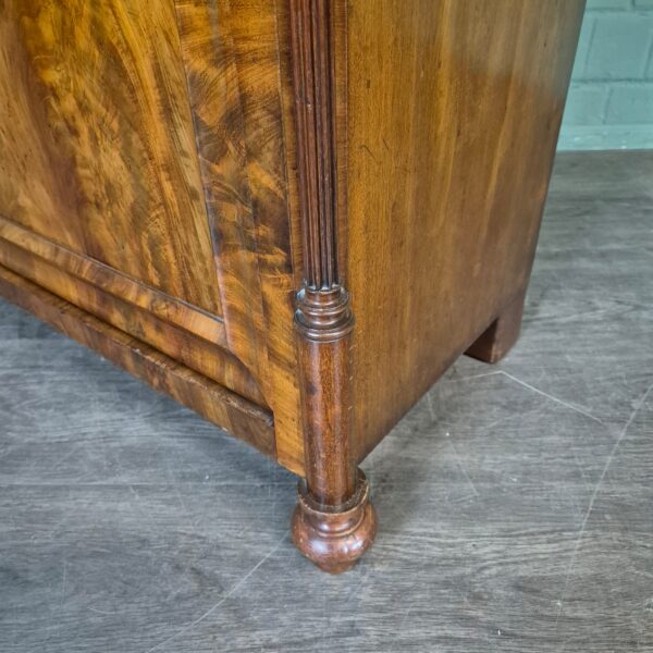 Display Cabinet Biedermeier 1860 Walnut - Image 10