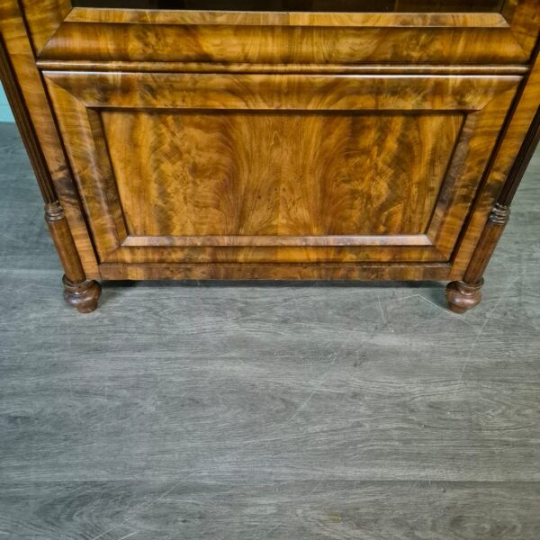 Display Cabinet Biedermeier 1860 Walnut - Image 8