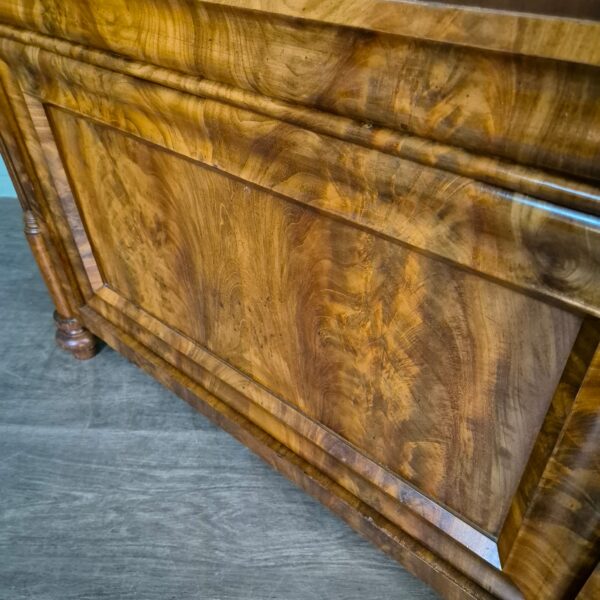 Display Cabinet Biedermeier 1860 Walnut - Image 9