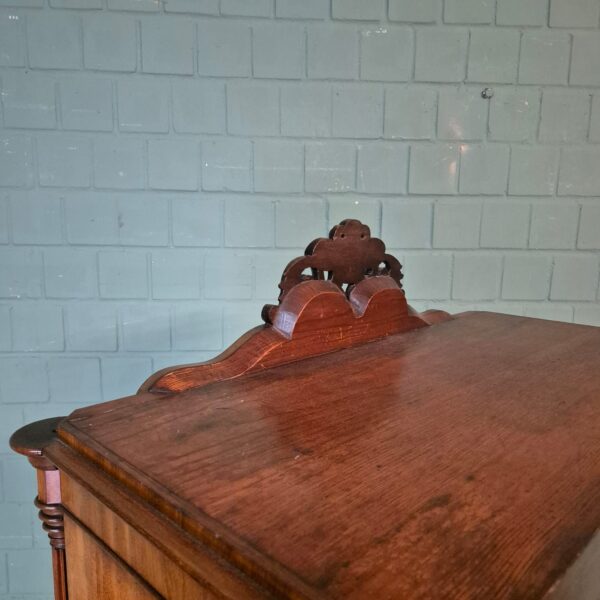 Display Cabinet Biedermeier 1860 Walnut - Image 16