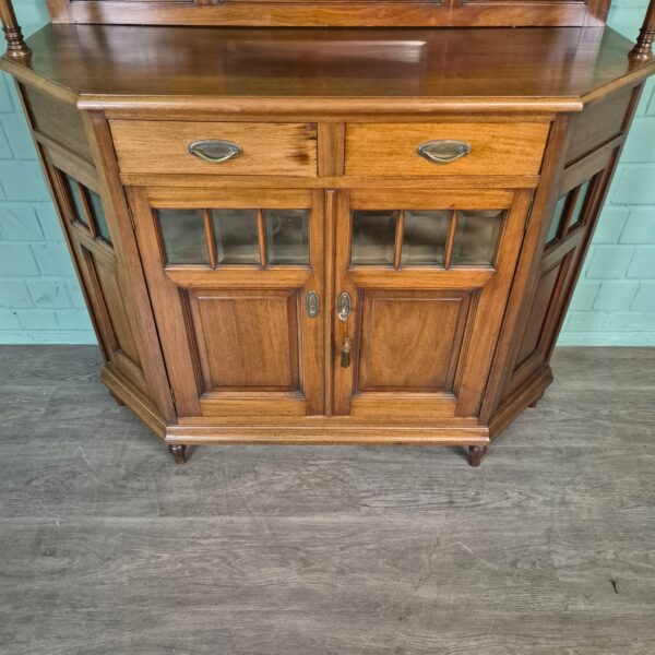 Cabinet Jugendstil 1920 Walnut - Image 6