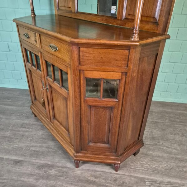 Cabinet Jugendstil 1920 Walnut - Image 9