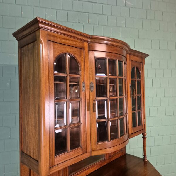 Cabinet Jugendstil 1920 Walnut - Image 7