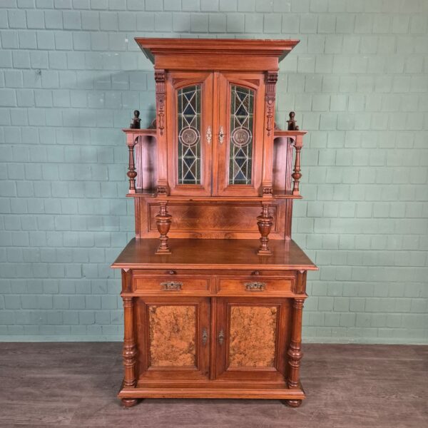 Cabinet Gründerzeit 1880 Walnut - Image 3