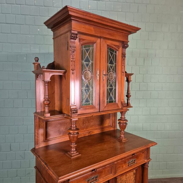 Cabinet Gründerzeit 1880 Walnut - Image 5