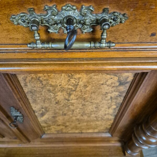 Cabinet Gründerzeit 1880 Walnut - Image 8