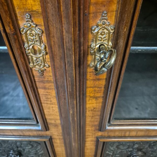 Display Cabinet Gründerzeit 1880 Walnut - Image 14