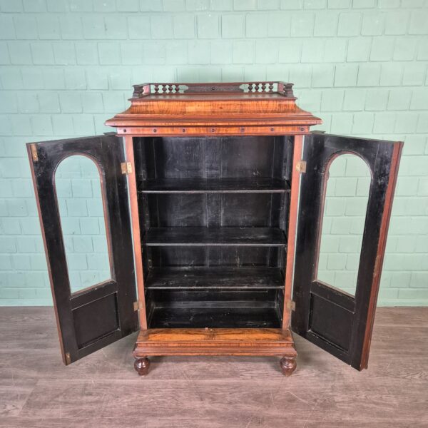 Display Cabinet Gründerzeit 1880 Walnut - Image 15