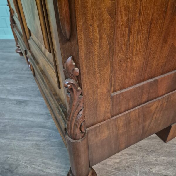Wardrobe Louis Philippe 1860 Walnut - Image 11