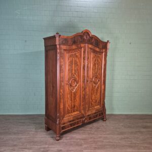 Wardrobe Louis Philippe 1860 Walnut