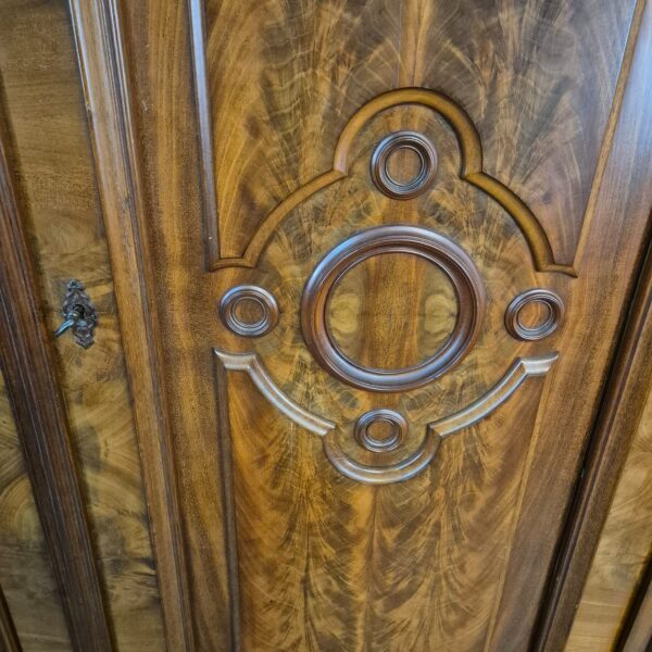 Wardrobe Louis Philippe 1860 Walnut - Image 10