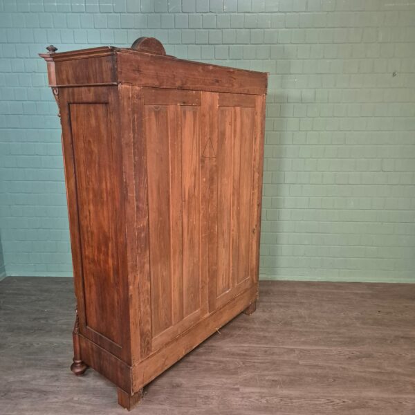 Wardrobe Louis Philippe 1860 Walnut - Image 20