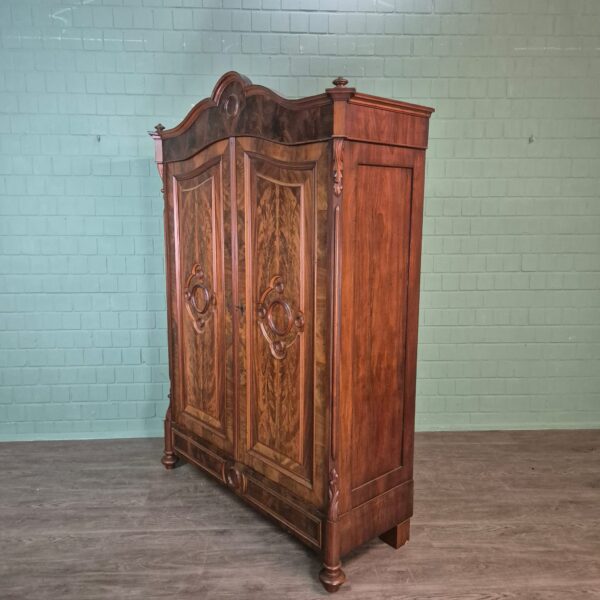 Wardrobe Louis Philippe 1860 Walnut - Image 4