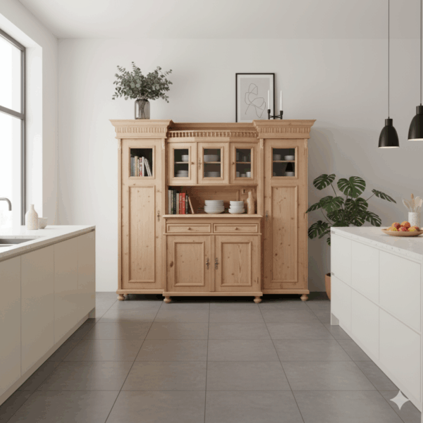 Kitchen Cabinet Gründerzeit 1880 Pine - Image 2