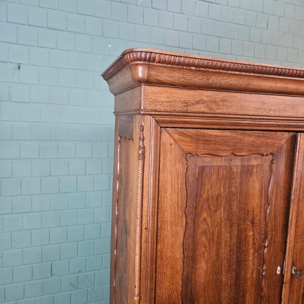 Wardrobe Gründerzeit 1880 Oak - Image 5