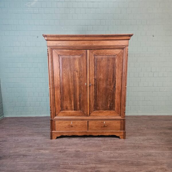 Wardrobe Gründerzeit 1880 Oak - Image 3