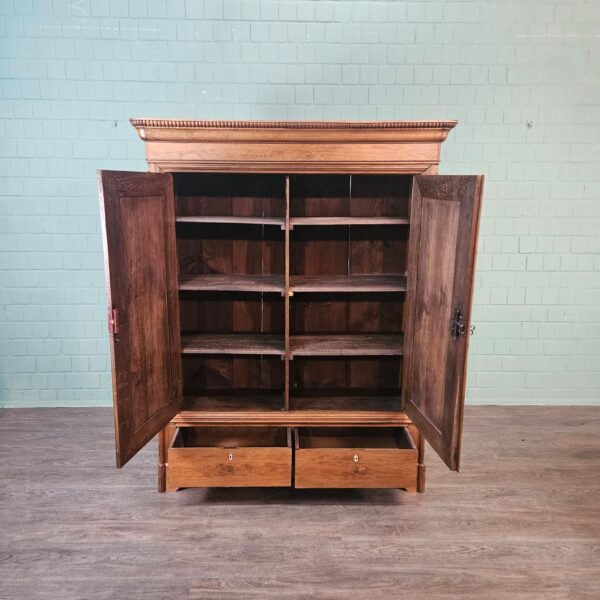 Wardrobe Gründerzeit 1880 Oak - Image 10