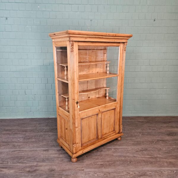 Display Cabinet Gründerzeit 1880 Pine