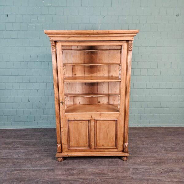 Display Cabinet Gründerzeit 1880 Pine - Image 3