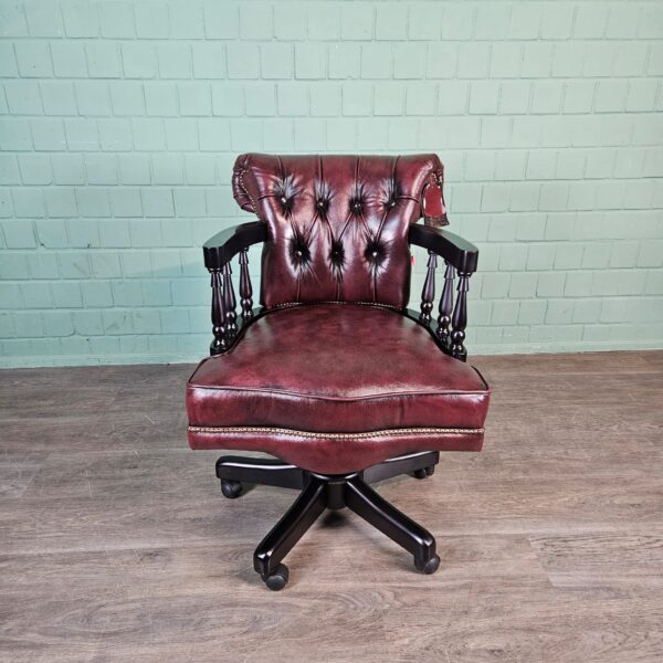 Office Chair Chesterfield Leather - Image 4
