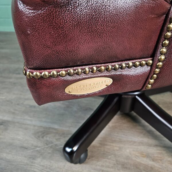 Office Chair Chesterfield Leather - Image 9