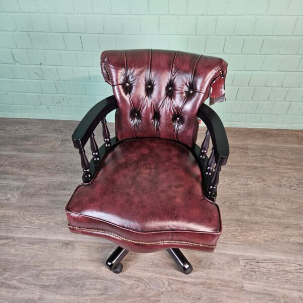 Office Chair Chesterfield Leather - Image 5
