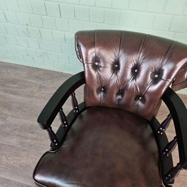 Office Chair Chesterfield Leather - Image 9