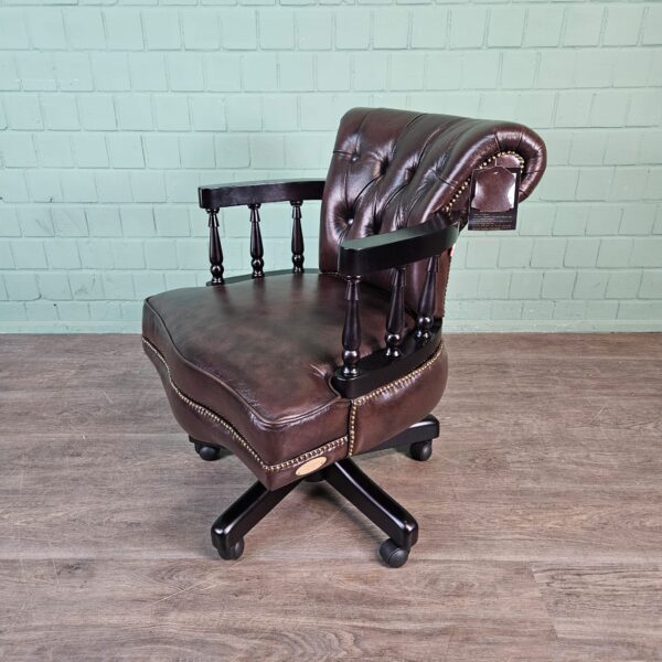 Office Chair Chesterfield Leather - Image 6