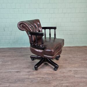 Office Chair Chesterfield Leather